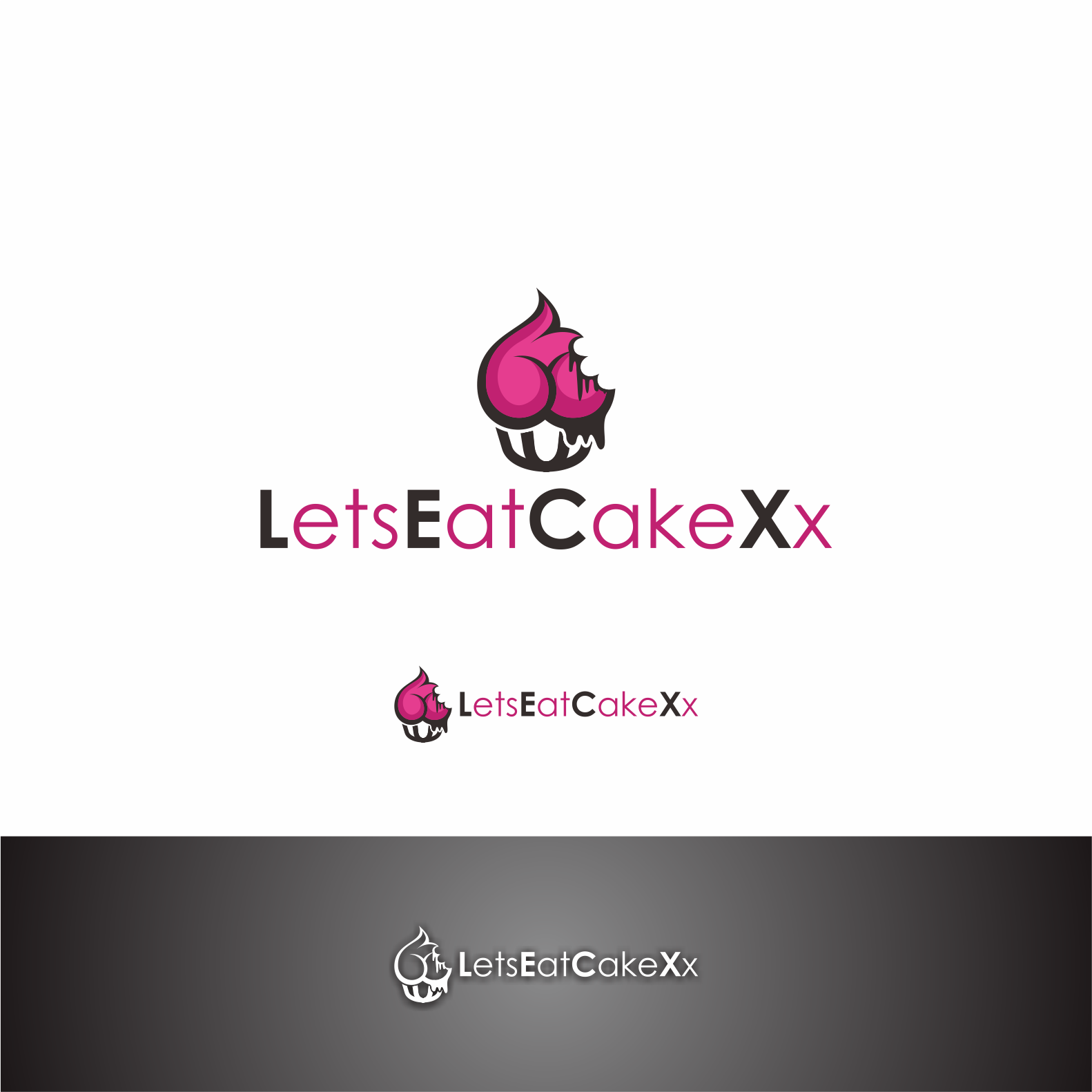 Logo Design entry 1917122 submitted by makrufi to the Logo Design for LetsEatCakeXx  run by kpoffvids@gmail.com
