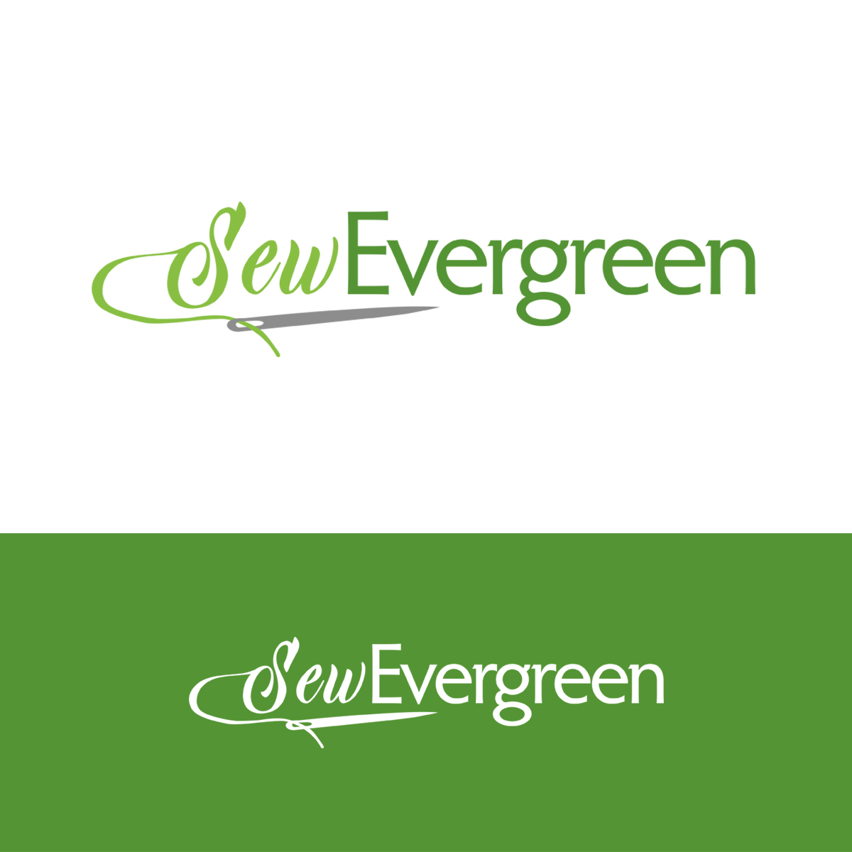 Logo Design entry 1919948 submitted by Pendejo to the Logo Design for SewEvergreen Face Masks run by SewEvergreen