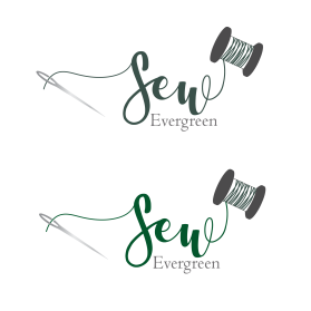 Logo Design entry 1919932 submitted by farahlouaz to the Logo Design for SewEvergreen Face Masks run by SewEvergreen