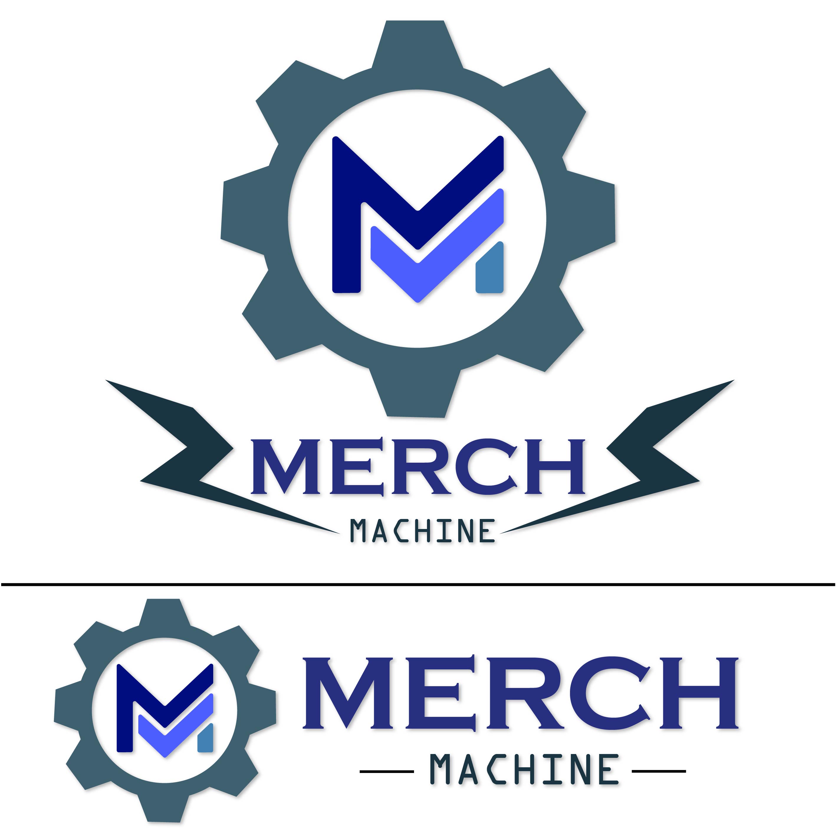 Logo Design entry 1920238 submitted by Aam Faturrohman to the Logo Design for Merch Machine run by Blakrezlaw