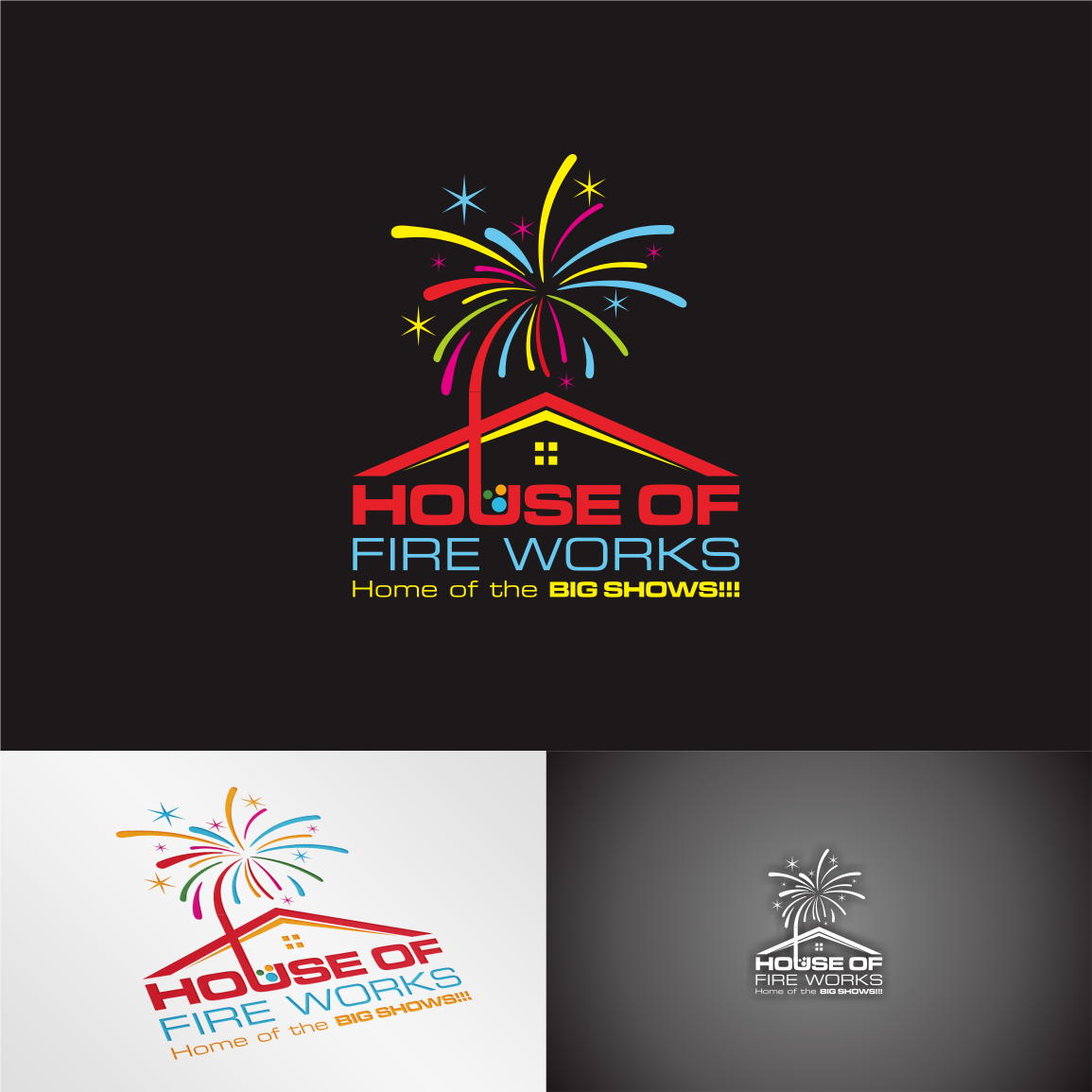 Logo Design entry 1921264 submitted by makrufi to the Logo Design for House of Fireworks run by lambosg