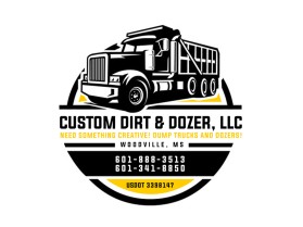Graphic Design entry 1922265 submitted by Ricafort to the Graphic Design for Custom Dirt & Dozer, LLC run by leshamotes