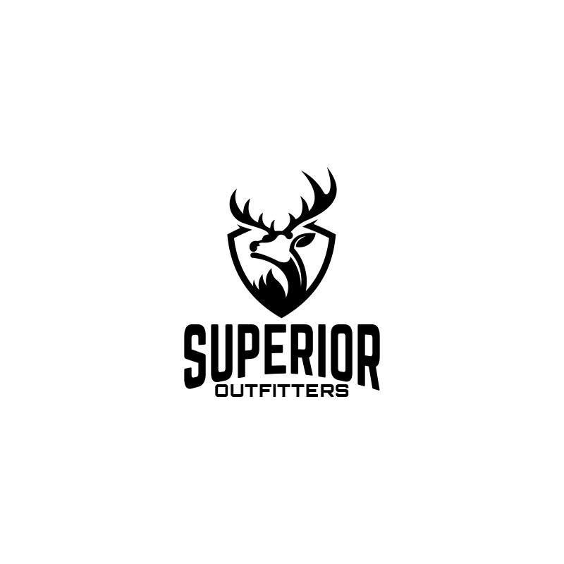 Black & White Deer Logo
