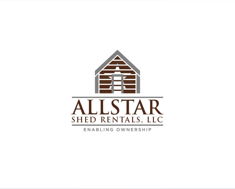 Logo Design entry 1927349 submitted by cclia to the Logo Design for Allstar Shed Rentals, LLC run by yoder76