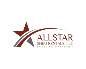 Logo Design entry 1927171 submitted by Khan20 to the Logo Design for Allstar Shed Rentals, LLC run by yoder76