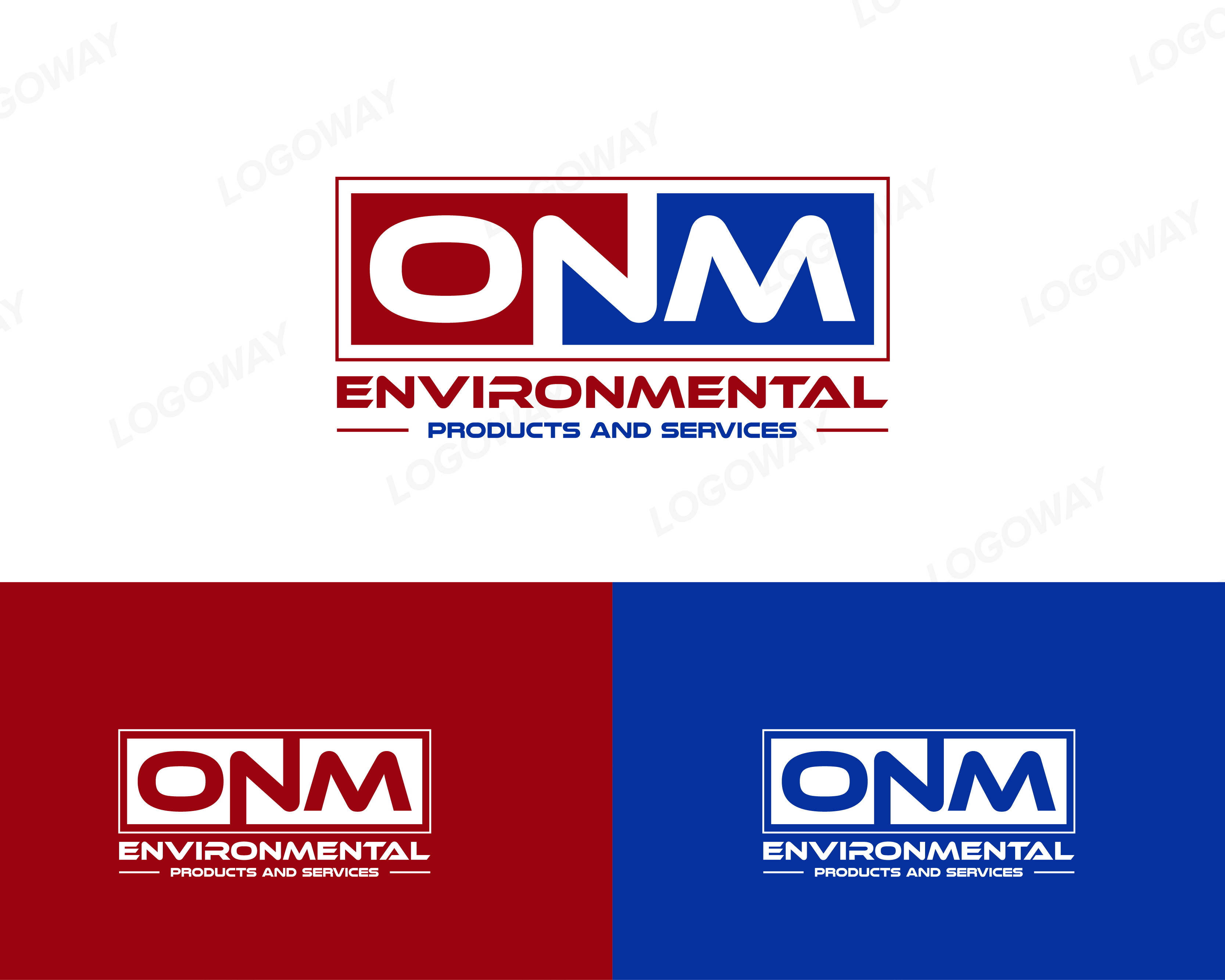 Logo Design entry 1928597 submitted by logoway to the Logo Design for ONM Environmental Products and Services run by Joe Provenzano