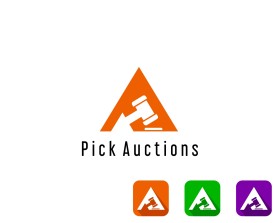 Logo Design entry 1929372 submitted by cerbreus to the Logo Design for Pick Auctions run by simyonilin@gmail.com