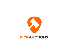 Logo Design entry 1929667 submitted by cerbreus to the Logo Design for Pick Auctions run by simyonilin@gmail.com