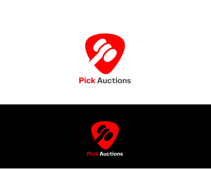 Logo Design entry 1929676 submitted by venkydarling to the Logo Design for Pick Auctions run by simyonilin@gmail.com