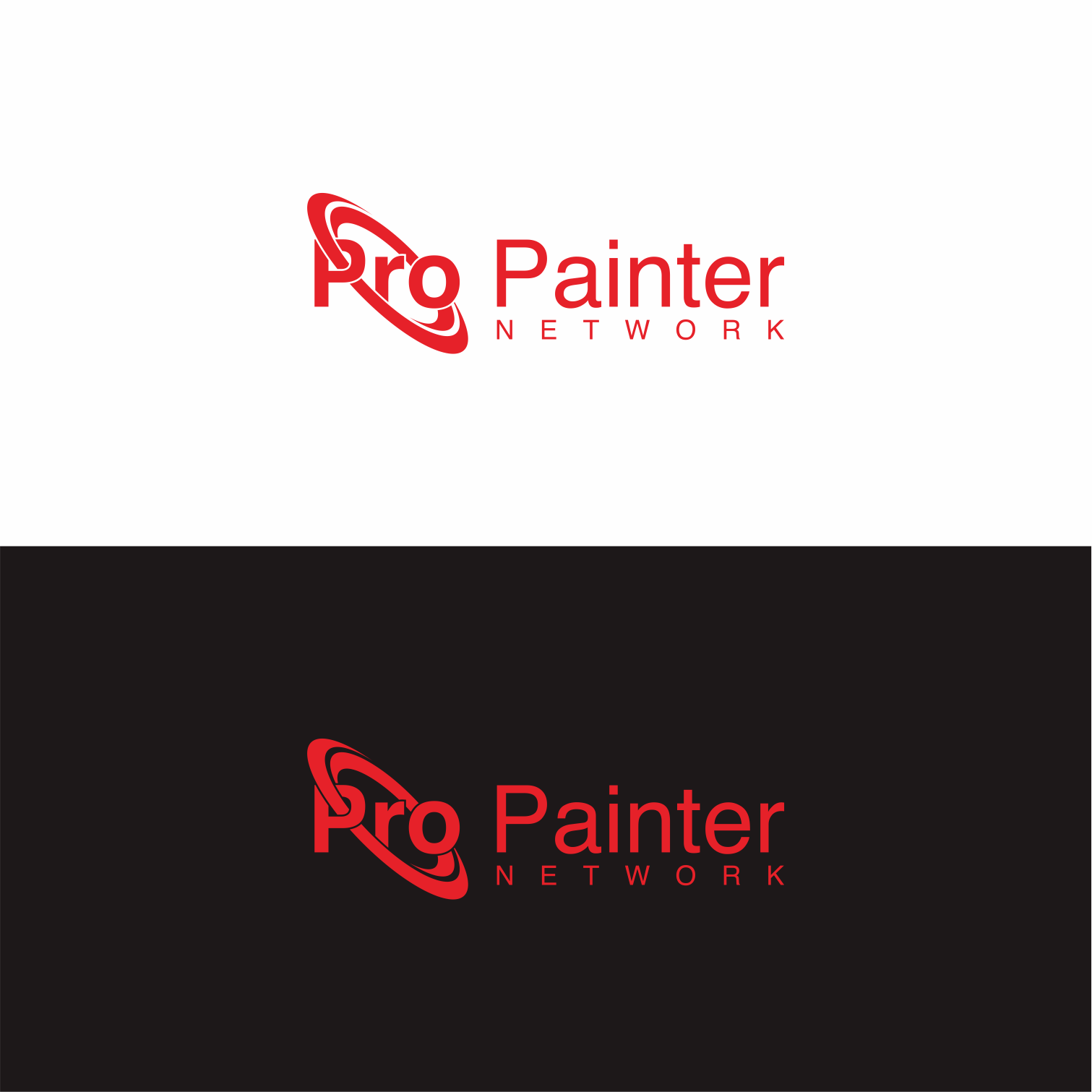 Logo Design entry 1930240 submitted by makrufi to the Logo Design for Pro Painter Network run by nickmay