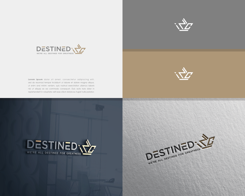 Logo Design entry 1935212 submitted by alley to the Logo Design for Destined inc. run by destinedinc
