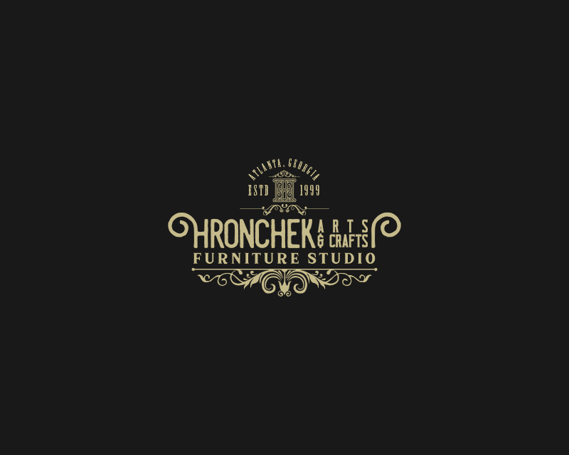 Logo Design entry 1936659 submitted by jump.ant to the Logo Design for Hronchek Arts & Crafts Furniture Studio run by dhronchek