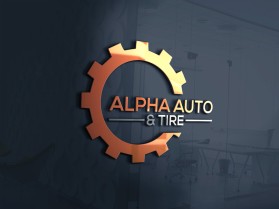 Logo Design entry 1938260 submitted by Design Rock to the Logo Design for Alpha Auto & Tire run by Rybred