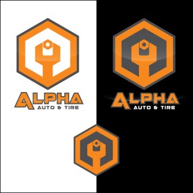 Logo Design Entry 1938268 submitted by sirtwo to the contest for Alpha Auto & Tire run by Rybred