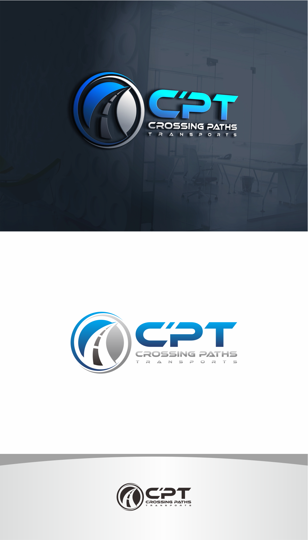 Logo Design entry 1938565 submitted by makrufi to the Logo Design for Crossing Paths Transports run by Casianox3