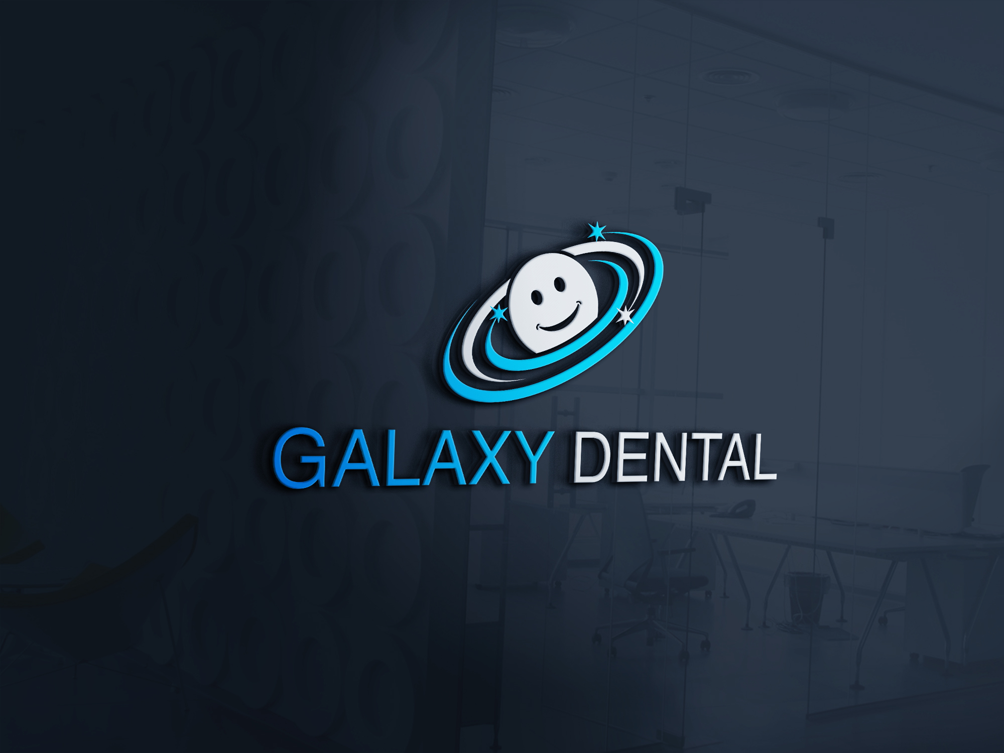 Logo Design entry 1941263 submitted by makrufi to the Logo Design for Galaxy Dental run by calgarydentalhub