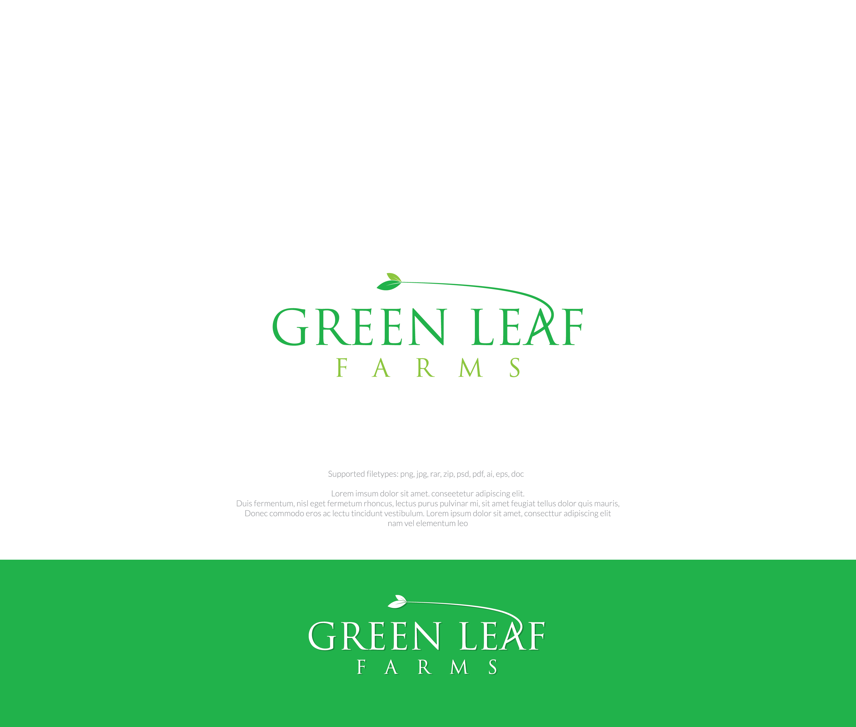 Logo Design entry 1941410 submitted by xtragraphics to the Logo Design for Green Leaf Farms run by GreenLeafFarms