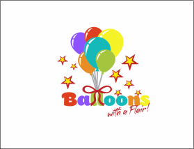 Logo Design Entry 1941548 submitted by Dhanvi to the contest for Balloons with a Flair! run by balloonswithaflair