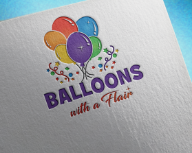 Logo Design entry 1941556 submitted by alex.projector to the Logo Design for Balloons with a Flair! run by balloonswithaflair