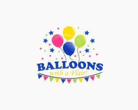 Logo Design Entry 1941603 submitted by PRO OUB to the contest for Balloons with a Flair! run by balloonswithaflair
