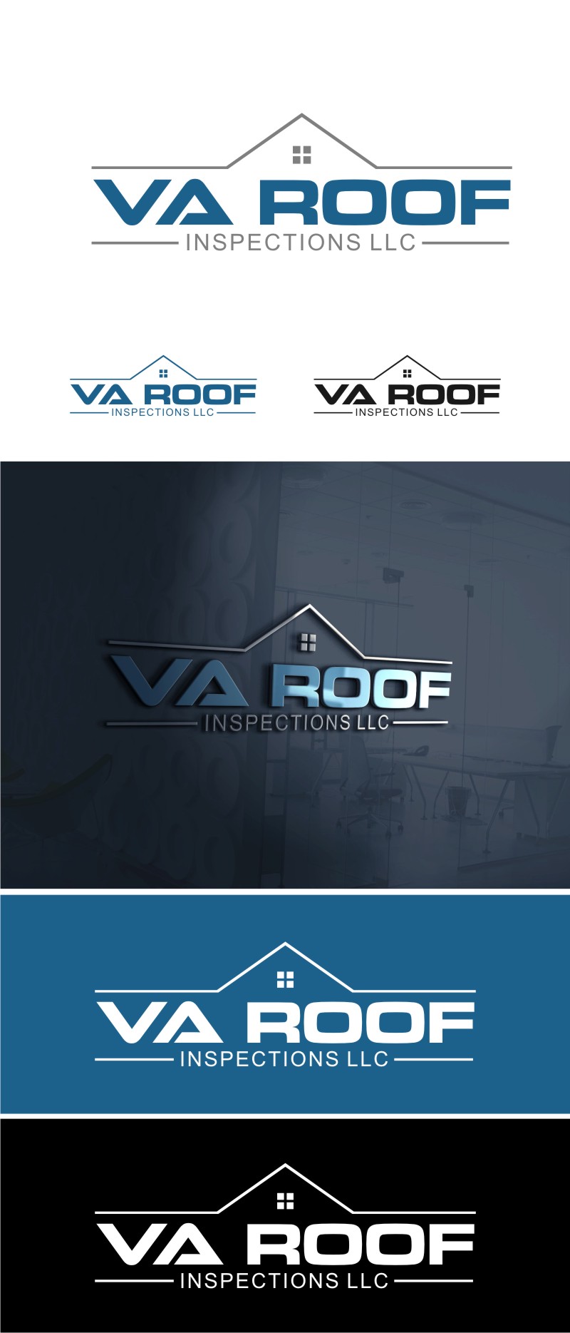 Logo Design entry 1941899 submitted by Grafixdesain to the Logo Design for VA Roof Inspections LLC run by varoofinspections