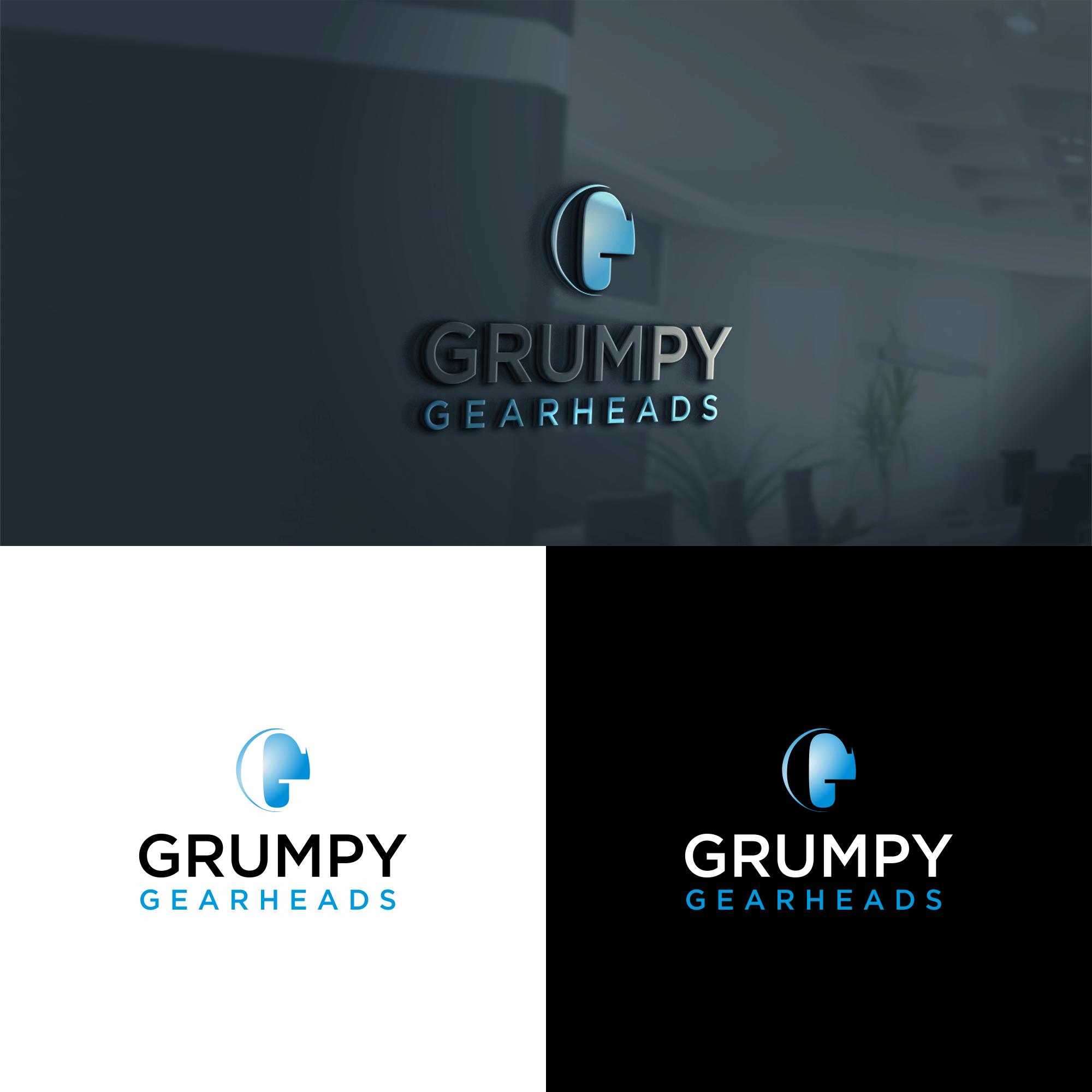 Logo Design entry 1945021 submitted by mhmdade to the Logo Design for Grumpy Gearheads run by sarah@sarahsconsulting