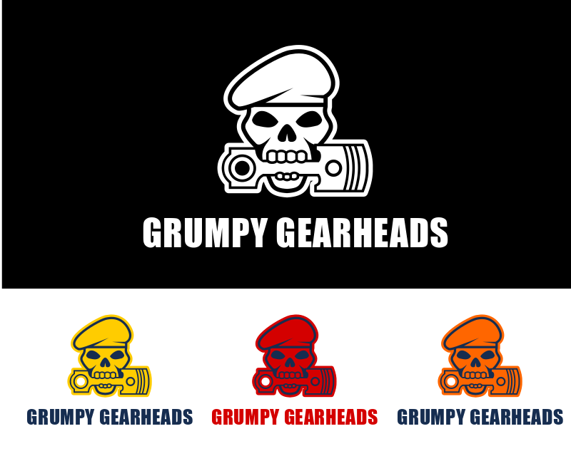 Logo Design entry 1945017 submitted by Jagad Langitan to the Logo Design for Grumpy Gearheads run by sarah@sarahsconsulting