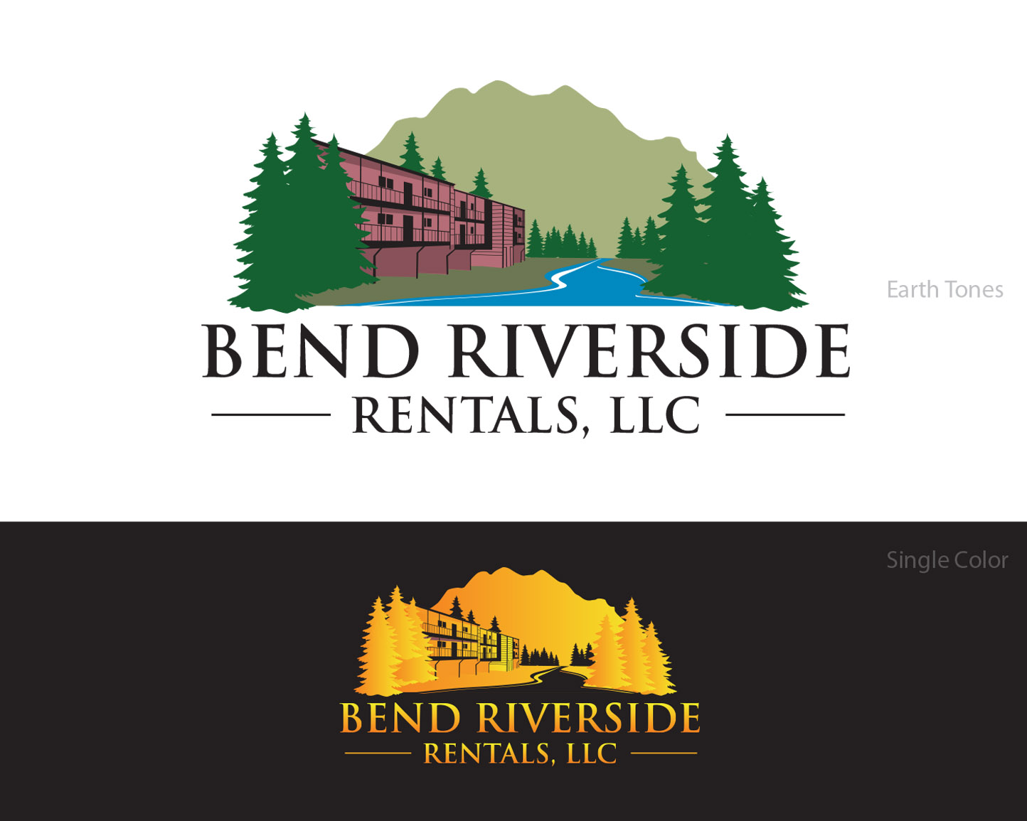 Logo Design entry 1946655 submitted by quimcey to the Logo Design for Bend Riverside Rentals, LLC run by orrenfoster@comcas.net