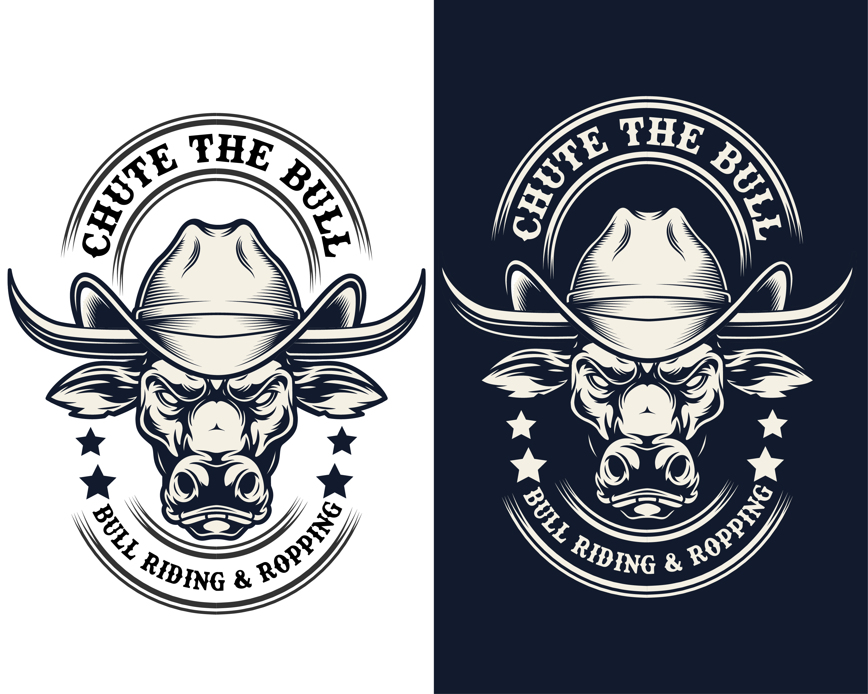 Logo Design entry 1948710 submitted by atikh3080 to the Logo Design for Chute The Bull run by JRandolphTX