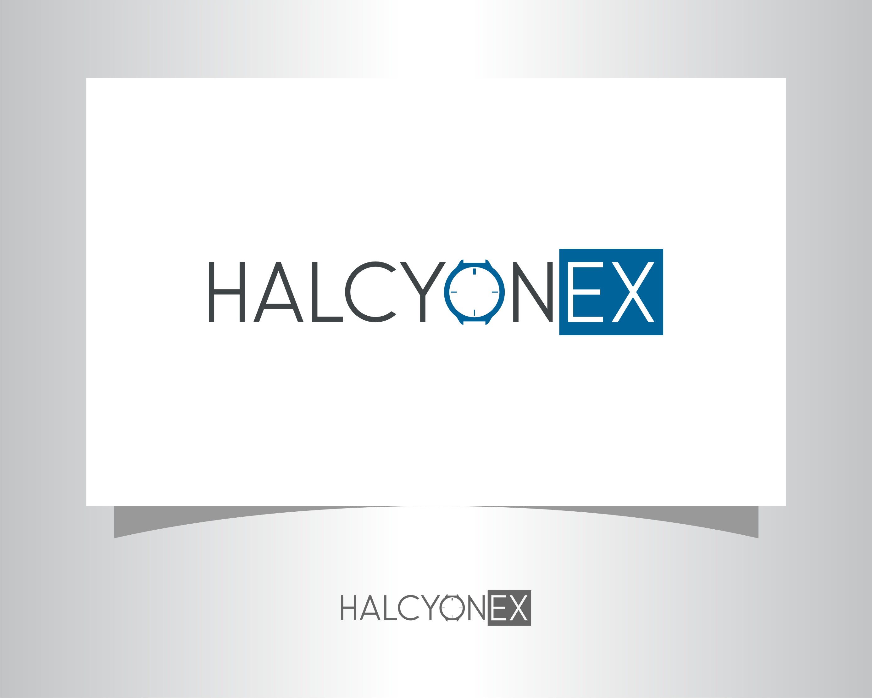 Logo Design entry 1948643 submitted by Logo Allergic to the Logo Design for Halcyon Exchange or Halcyon Ex run by halcyonex