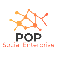 Logo Design entry 1949464 submitted by makrufi to the Logo Design for POP Social Enterprise run by POPSocialEnterprise