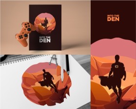 Logo Design Entry 1950872 submitted by ucingarong to the contest for Into The Den run by blitzfire