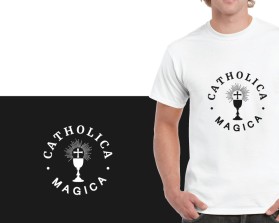 T-Shirt Design entry 1950913 submitted by Shark Attack to the T-Shirt Design for Catholica Magica run by Mart1917