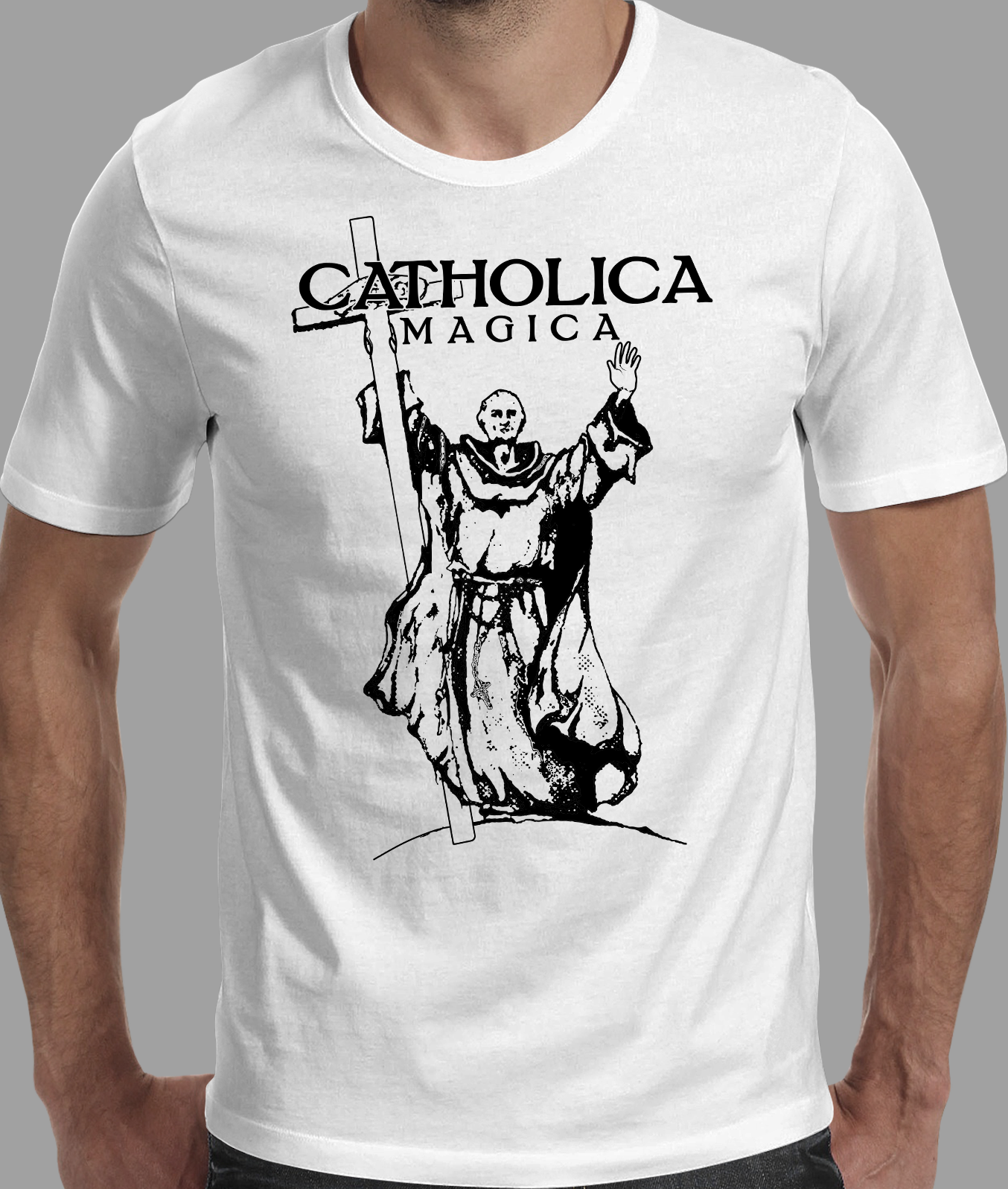 T-Shirt Design entry 1950930 submitted by dragandjb to the T-Shirt Design for Catholica Magica run by Mart1917