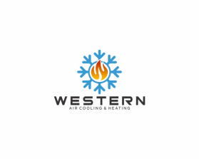 Logo Design Entry 1951679 submitted by zakiyafh to the contest for Western Air Cooling & Heating run by around the clock