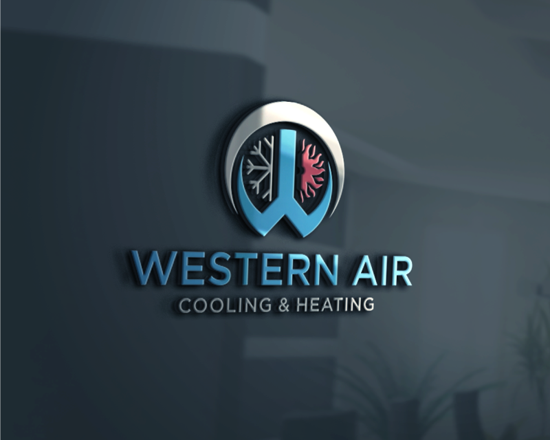 Logo Design entry 1951688 submitted by okley to the Logo Design for Western Air Cooling & Heating run by around the clock