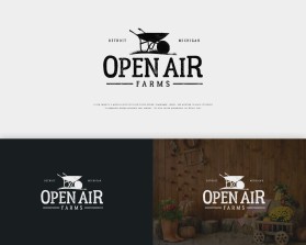 Logo Design entry 1954785 submitted by Borja Robles to the Logo Design for Open Air Farms  run by openairfarmsdetroit