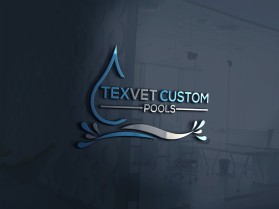 Logo Design entry 1956538 submitted by jahck to the Logo Design for TexVet Custom Pools run by Richard.coan.jr@gmail.com