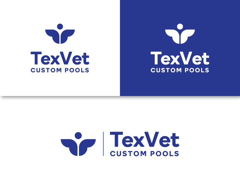 Logo Design entry 1956572 submitted by nsdhyd to the Logo Design for TexVet Custom Pools run by Richard.coan.jr@gmail.com