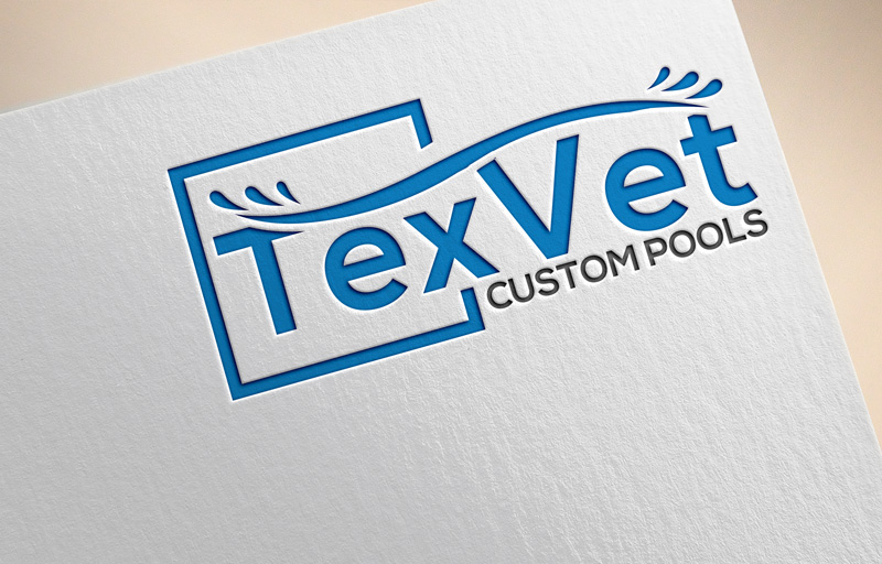 Logo Design entry 1956572 submitted by MuhammadR to the Logo Design for TexVet Custom Pools run by Richard.coan.jr@gmail.com