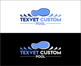 Logo Design Entry 1956566 submitted by daudchrist to the contest for TexVet Custom Pools run by Richard.coan.jr@gmail.com