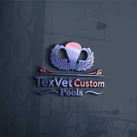 Logo Design entry 1956572 submitted by jahck to the Logo Design for TexVet Custom Pools run by Richard.coan.jr@gmail.com