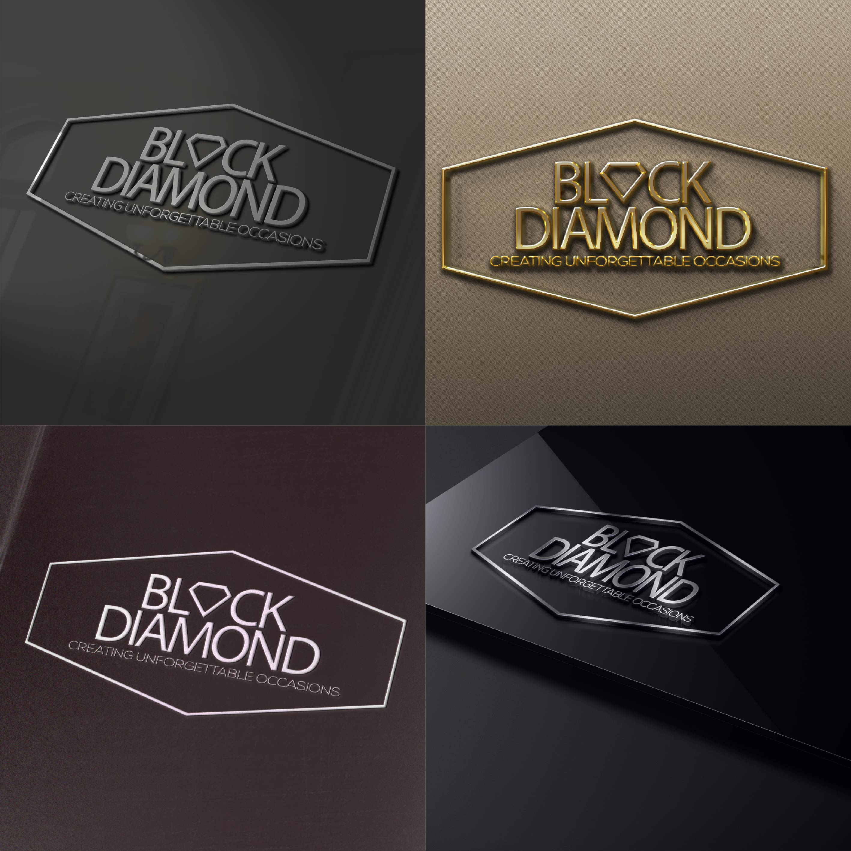 Free Logo Maker Online - Simple Diamond Logo Design Template