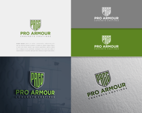 Logo Design entry 1958072 submitted by jannatan to the Logo Design for Pro Armour Concrete Coatings run by jantolini