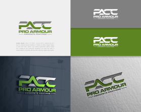 Logo Design entry 1958073 submitted by alley to the Logo Design for Pro Armour Concrete Coatings run by jantolini