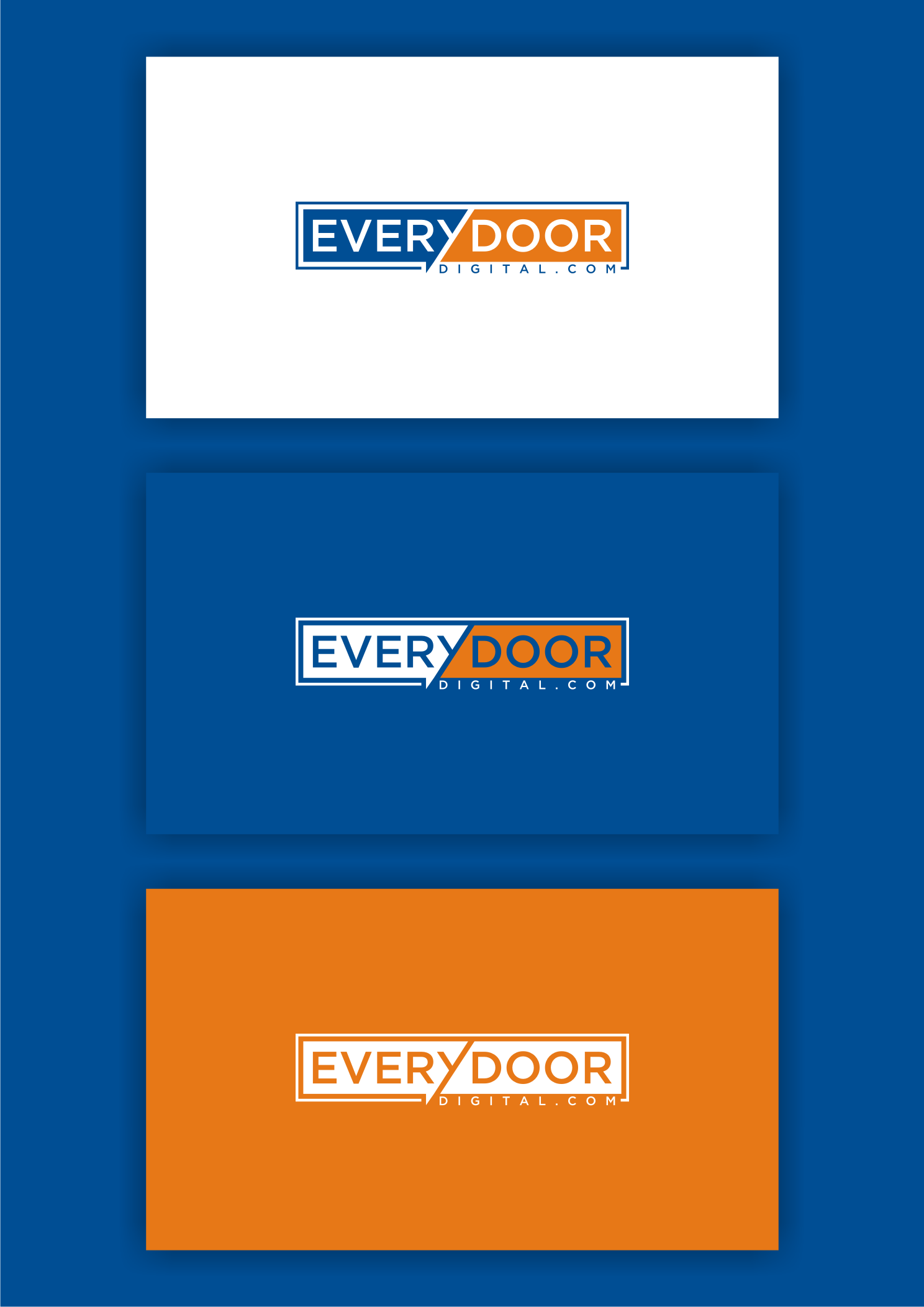 Logo Design entry 1958176 submitted by erna091 to the Logo Design for Everydoordigital.com run by dhively