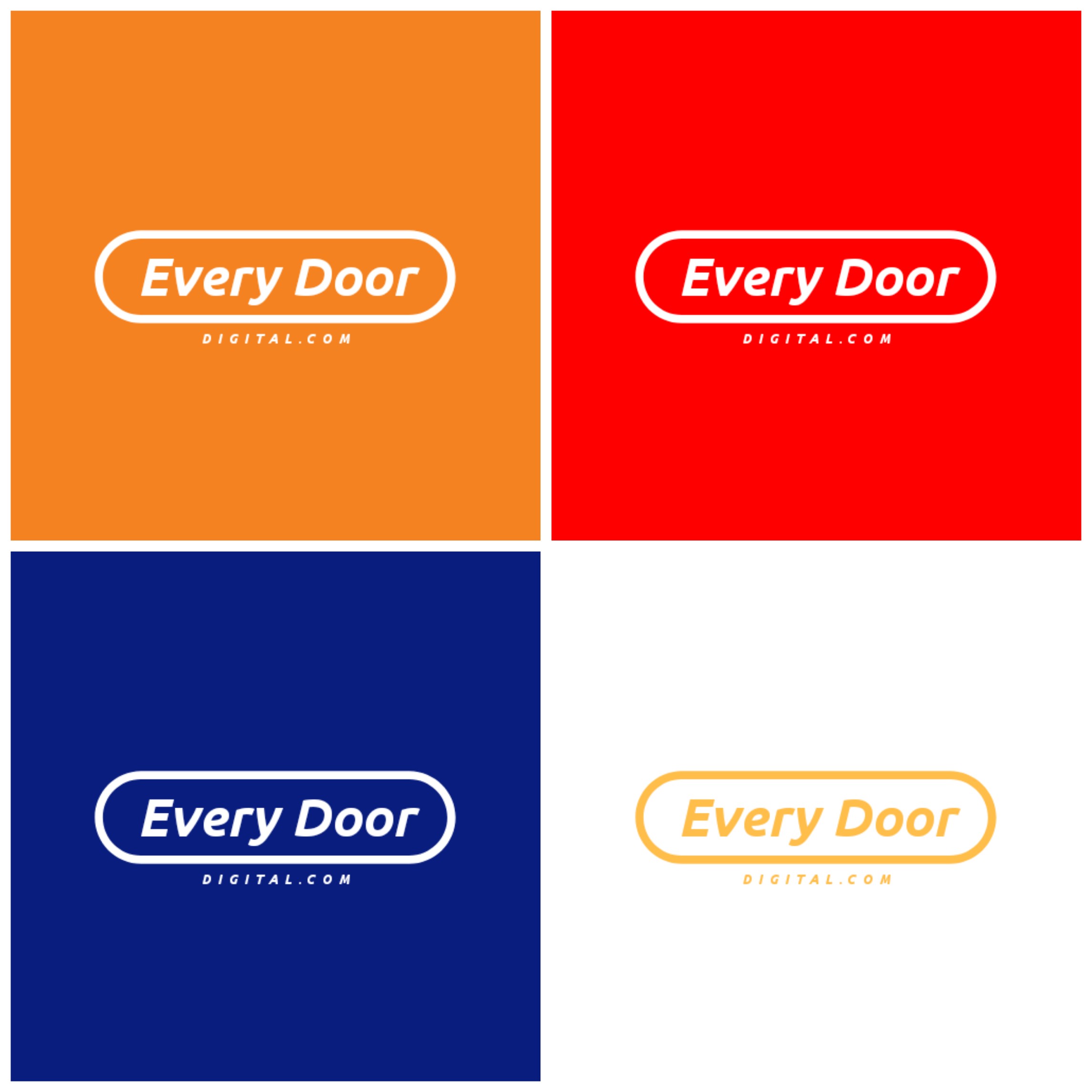 Logo Design entry 1958176 submitted by Creategraphics to the Logo Design for Everydoordigital.com run by dhively