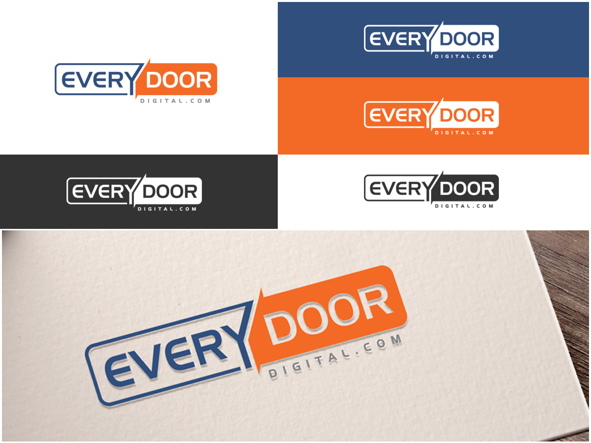 Logo Design entry 1958176 submitted by Sanadesigns to the Logo Design for Everydoordigital.com run by dhively