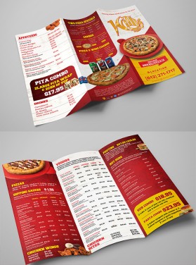 Brochure Design Entry 2025428 submitted by plexdesign to the contest for Willys Pizza run by fbartos