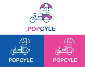 Logo Design entry 1959074 submitted by cerbreus to the Logo Design for PopCycle run by Fawcett.r